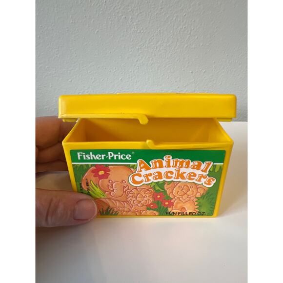 Vintage Fisher-Price 1987 Fun w/Food Animal Crackers Pretend Toy Made In USA - Picture 3 of 11